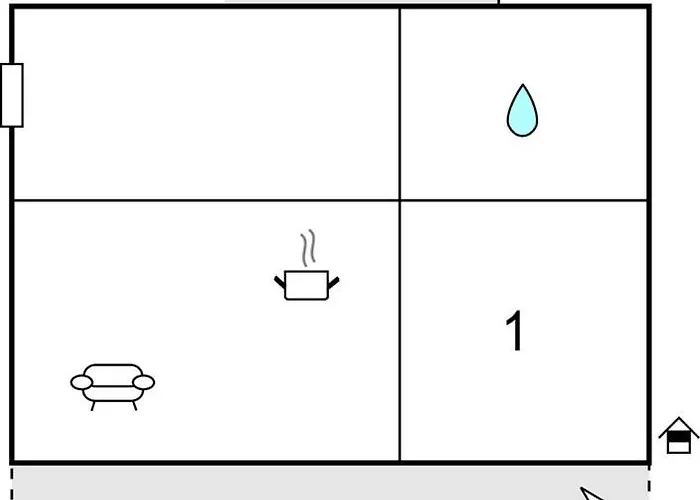 公寓 1 Bedroom Lovely In Bosana *